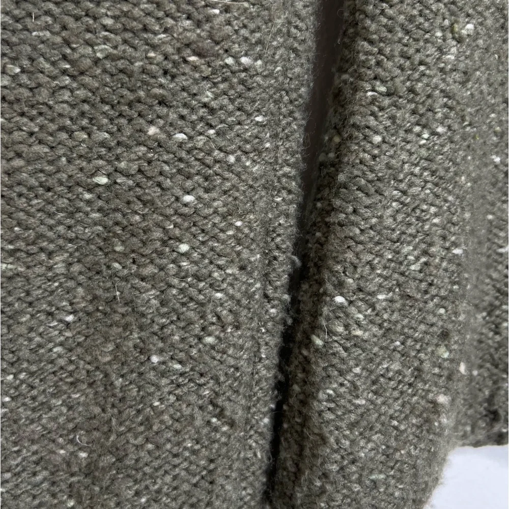 Anthropologie Olive Green Wool Blend Blazer - Picture 3 of 12